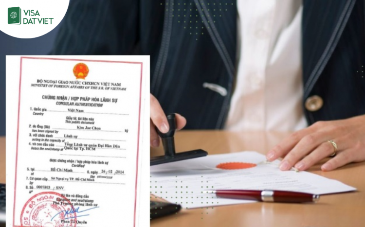 Thủ tục hợp pháp hóa lãnh sự/ Chứng nhận lãnh sự giấy tờ, tài liệu